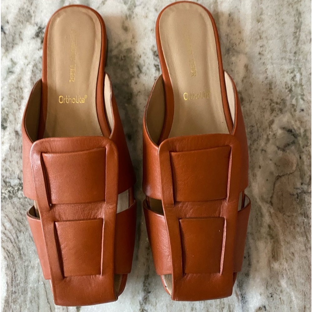 Womens Anthony Veer Leather Mule / Size 9
